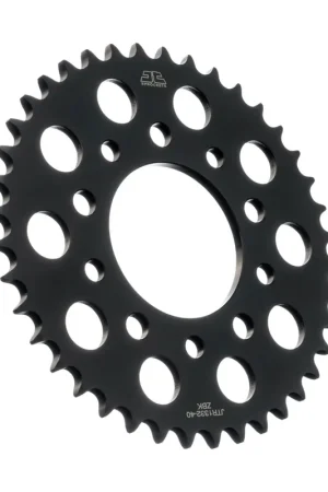 Bestel Nu JT SPROCKETS - REAR STEEL 40T BL, 525 - Sprockets - BLACK ZINC FINISH